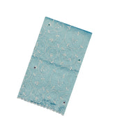 Turquoise Embroidered Synthetic Blended Saree With Sequin Work-EN2092