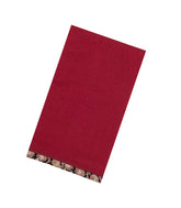 Crimson Woven Chirala Cotton Saree With Printed Border & Pallu-CR1357