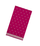 Hot Pink Woven Synthetic Blended Saree With Embroidered Motifs-EN2079