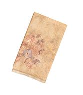 Beige Woven Blended tussar Saree With Embroidered Floral Motifs-BL3861