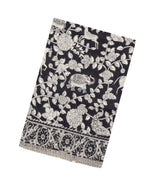 Black Printed Kalamkari Cotton Saree -KAL1238