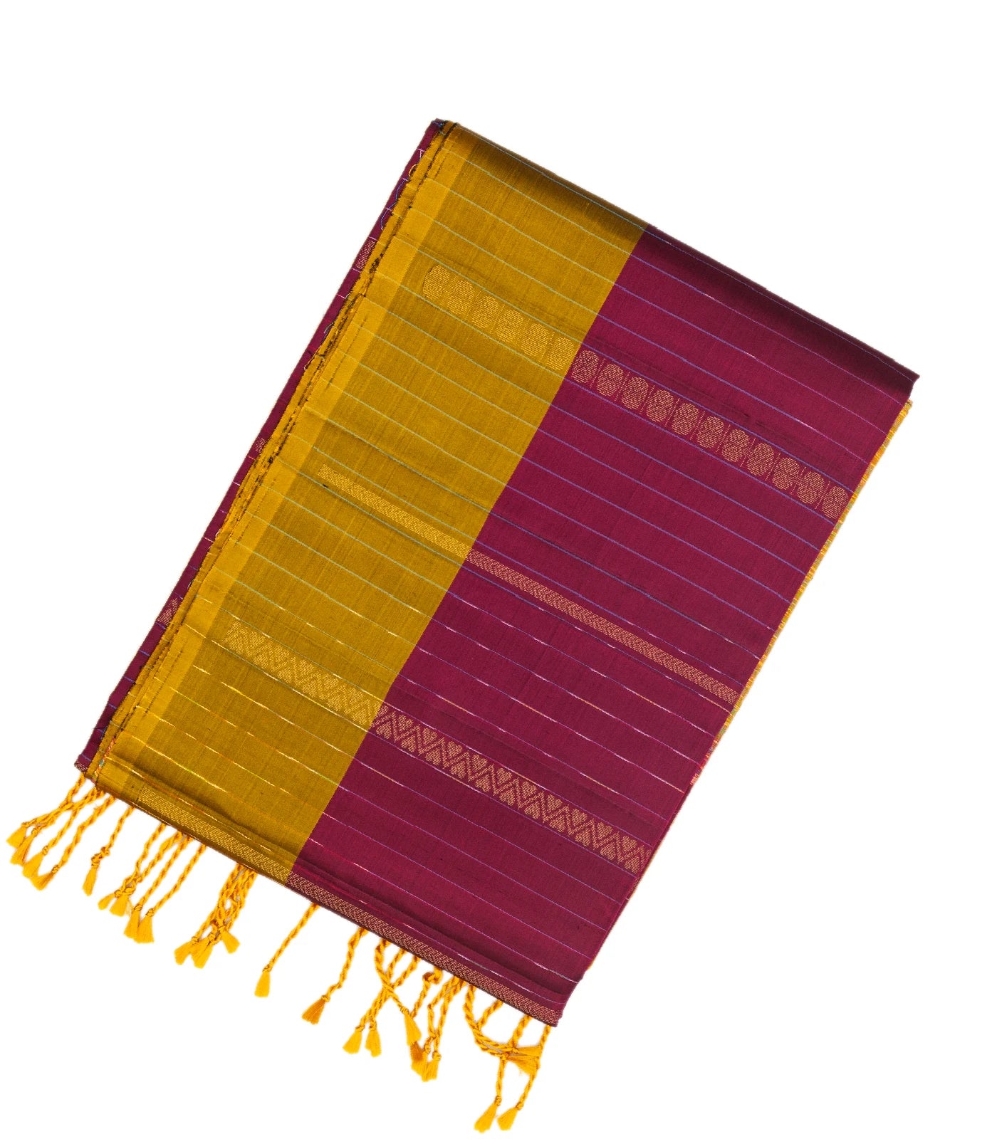 Maroon Rich Drape Handloom Saree