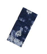 Navy Blue Printed Jaipur Cotton Saree With Abstract Motifs-JC1462