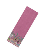 Pink Pritned Dupion Saree With Zari Checks & Border -BL5000