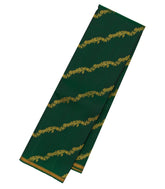 Bottle Green Handloom Kanchipuram Silk Saree With Diagonal Floral Motifs-KA12705