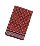 Dark Brown Handloom Orissa Cotton Saree With Tie & Dye Floral Motifs