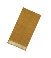 Mustard Printed Synthetic Tussar Silk Saree With Zari Stripes & Border -SY0086