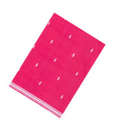 Hot Pink Woven Kadappa Cotton Saree With Buttas-KN0770