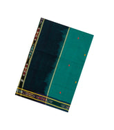 Sea Green Woven Kadappa Cotton Saree With Buttas-KN0728
