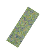 Light Green Printed Crepe Silk Saree With Floral Motifs-PS0905