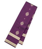 Lilac Woven Pure Silk Saree With Zari Buttas-EC2575