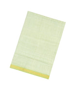 Mint Green Woven Kadapa Cotton Saree With Stripes & Contrast Border-KN0650