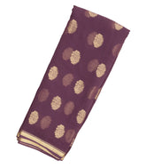 Lilac Woven Mysore Silk Saree With Floral Zari Buttas-MS3073