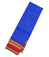 Purple Handloom Korvai Kanchipuram Silk Saree With Crimson Border-KA12854