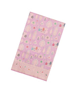 Baby Pink Handloom Banarasi Silk Saree With Meena Floral Zari Motifs-BE1933