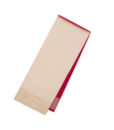 Red & Crem Woven Art Crepe Half & Half Saree With Checks -BL4693