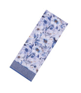 Lavender Printed Synthetic Linen Saree With Floral Motifs-SY0202