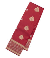 Crimson Handloom Soft Silk Saree With Parrot Buttas-SO4784