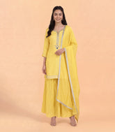 Festive Yellow Sharara Set-RC5644