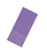 Lavender Handloom Soft Silk Saree With Checks & Floral Border-SO4589