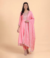 Light Pink Festive Anarkali Set-RC5645