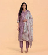 Mauve Pink Chanderi Kurta Set -RC5663