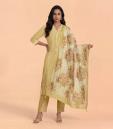 Pastel Yellow Kurta Set-RC5651