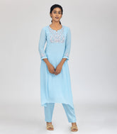 Sky Blue festive Co-Ord set-CO5002