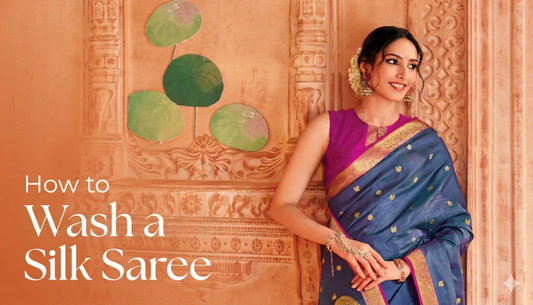 How to Wash Silk Saree at Home Without Damaging It?