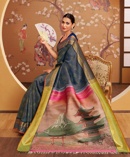 From Kyoto to Kanchipuram: Japan-inspired handloom silk sarees for the festive season