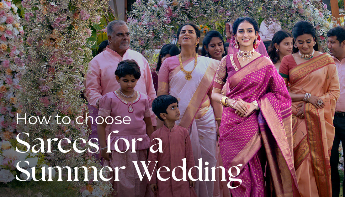 How to Choose Sarees for a Summer Wedding?