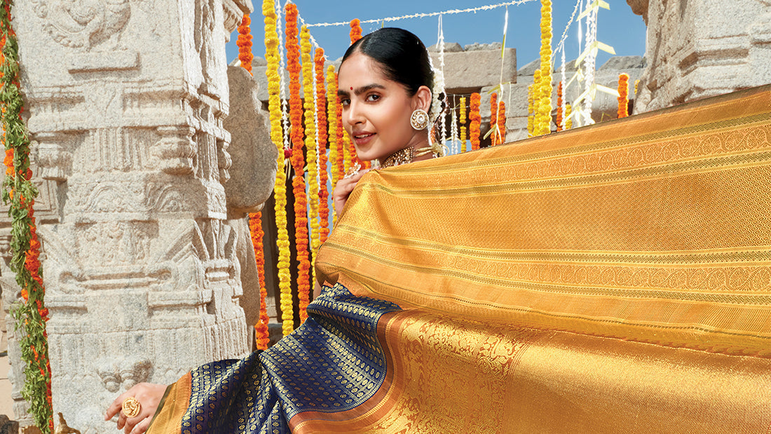 Sacred Symbols: Decoding The Motifs Of Kanchipuram’s Bridal Silk Sarees