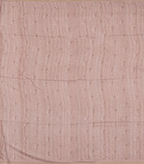 Dusty Pink Printed Synthetic Tussar Silk Saree With Zari Border-SY0058