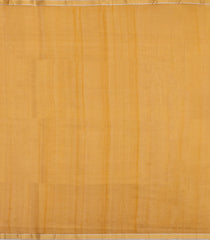 Mustard Woven Kora Soft Silk Saree With Stripes & Buttas-SO4734