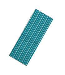Cyan Woven Banarasi Khaddi Georgette Silk Saree With Stripes-BE1942