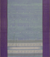 Shadow Green Handloom Silk Cotton Saree With Buttas-SC4318