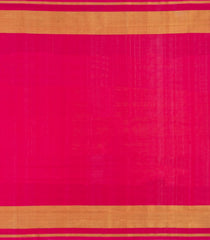 Pink Handloom Rajkot Patola Silk Saree With Ikat Motifs-IK0441
