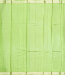 Mint Green Woven Dupion Silk Saree With Floral Buttas-DS0525