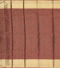 Oil Mustard Handloom Kanchipuram Silk Saree With Zari Checks & Annam Buttas-KA13011