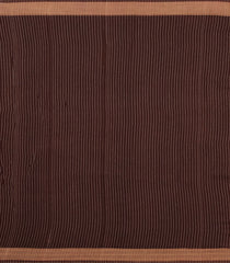 Brown Woven Tussar Silk Saree With Printed Floral Motifs-TU3111