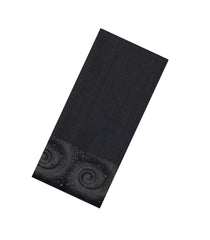 Black Handloom Soft Silk Saree With Dotted Zari Stripes-SO4579