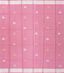 Lilac Handloom Kota Silk Saree With Meena Bird Motifs-KO1049