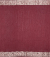 Maroon Woven Banarasi Chiniya Silk Saree With Buttas-BE1743