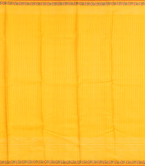 Yellow Handloom Kanchipuram Silk Saree With Meena Border-KA15787
