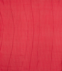 Red Woven Mysore Silk Saree With Floral Motifs-MS3521