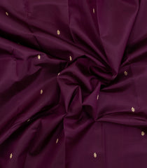 Burgundy Handloom Korvai Kanchipuram Silk Saree With Ganga Jamuna Thread Border-KA15122