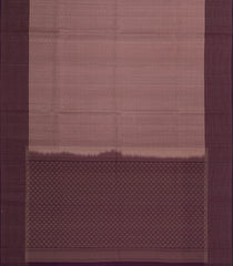 Dusty Peach Handloom Soft Silk Saree With Zari Stripes-SO4580