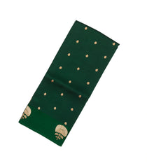 Bottle Green Handloom Banarasi Silk Saree With Floral Buttas-BE1456