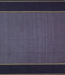 Burgundy Handloom Silk Cotton Saree With Veldhari Stripes-SC4364