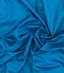 Sky Blue Woven Art Dupion Saree With Meena Floral Border-BL5929